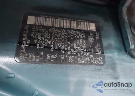 2009 Nissan Cube 1.8S from USA, damaged, VIN JN8AZ28R59T126377